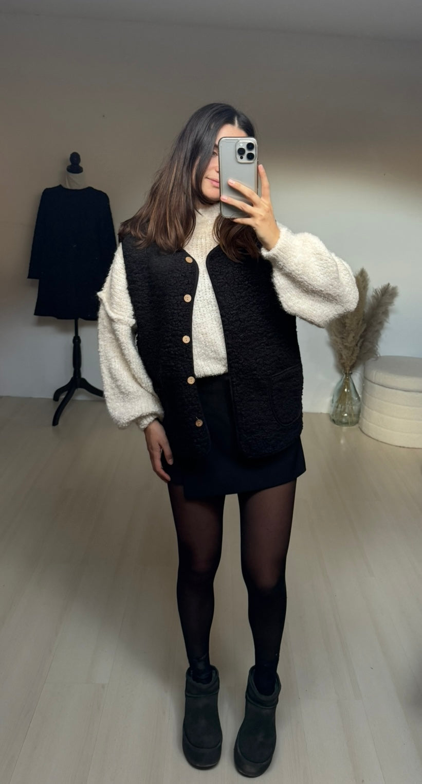 GILET ROMY- Noir