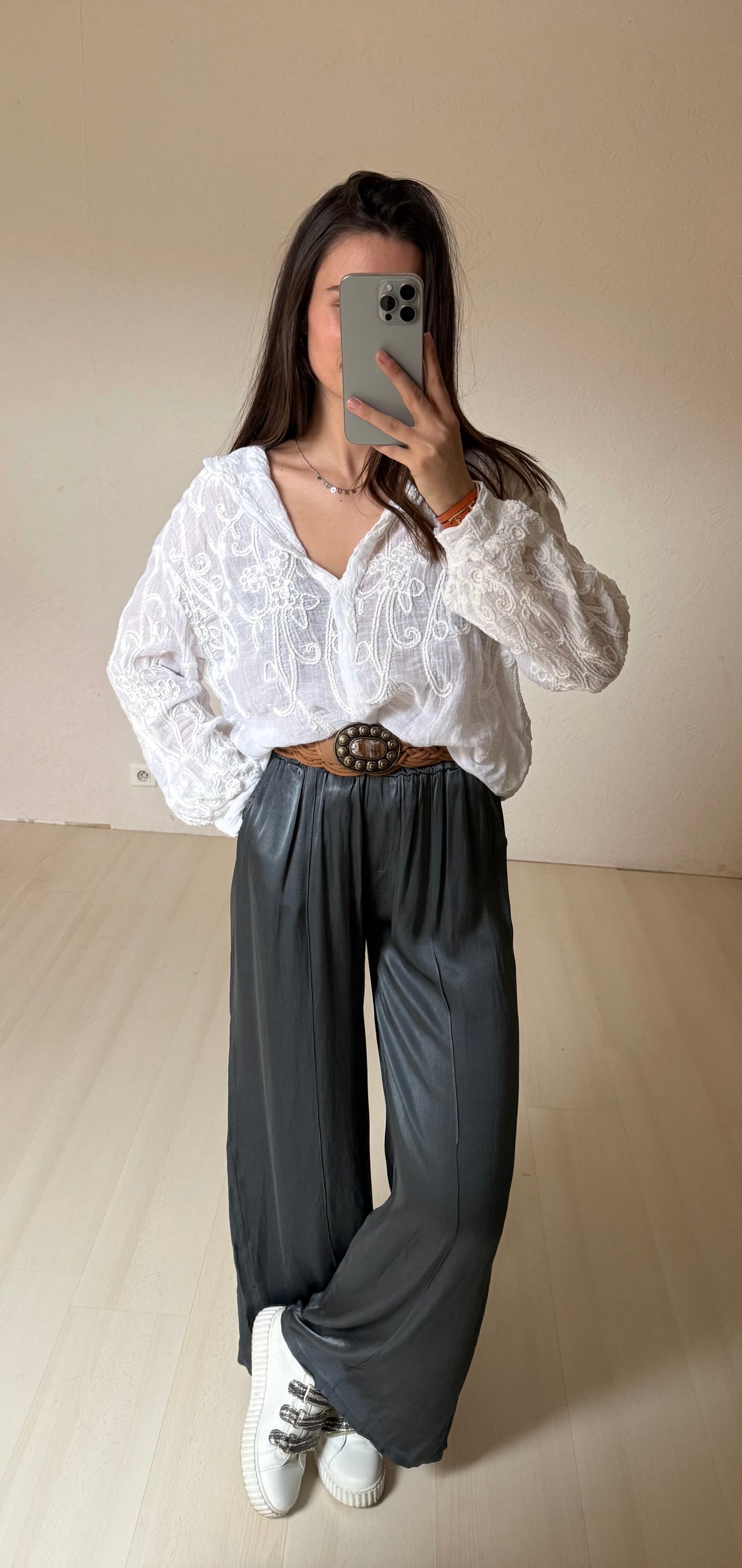 PANTALON ELEA- Gris