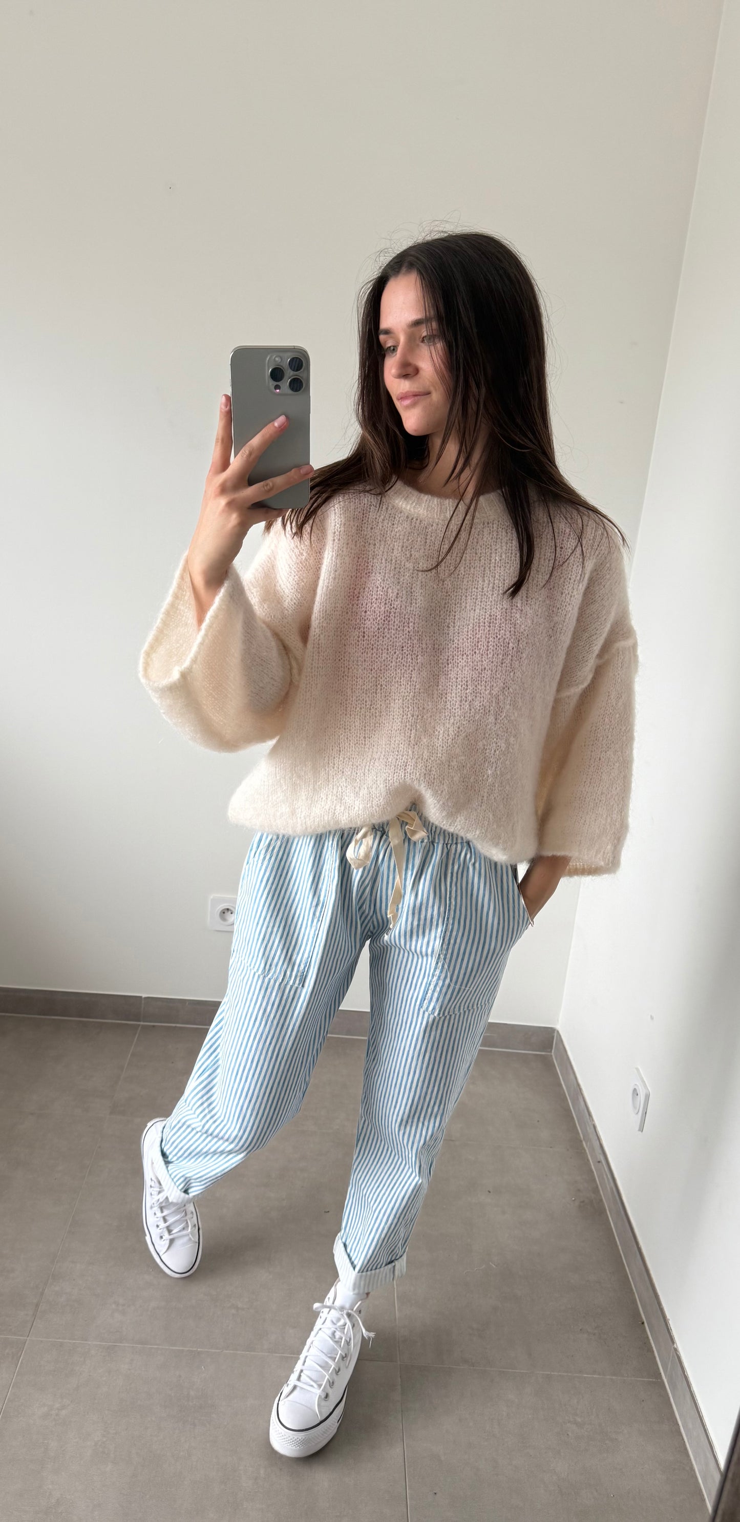 PANTALON WENDY- Rayé
