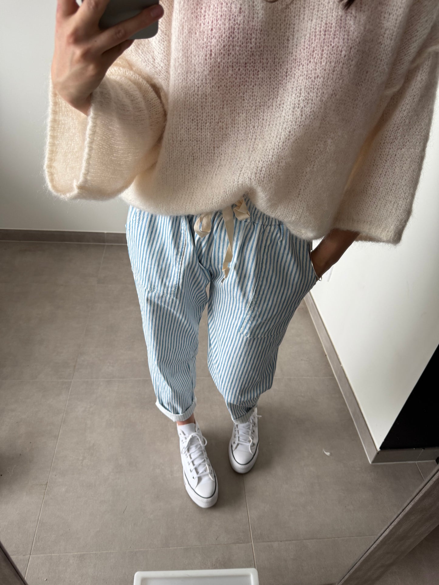 PANTALON WENDY- Rayé