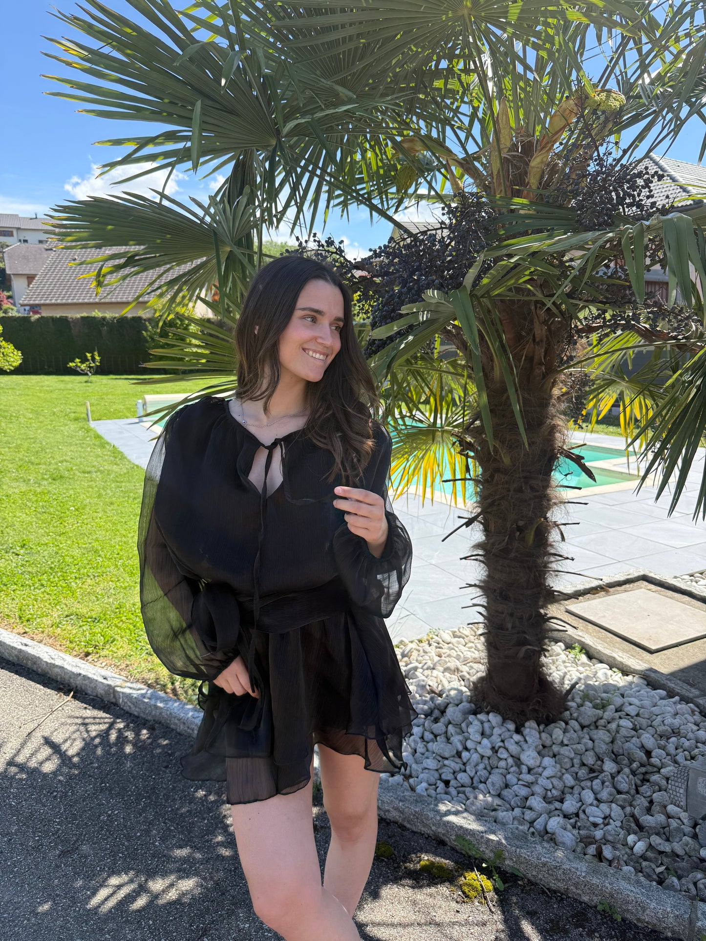 ROBE TINA- Noir