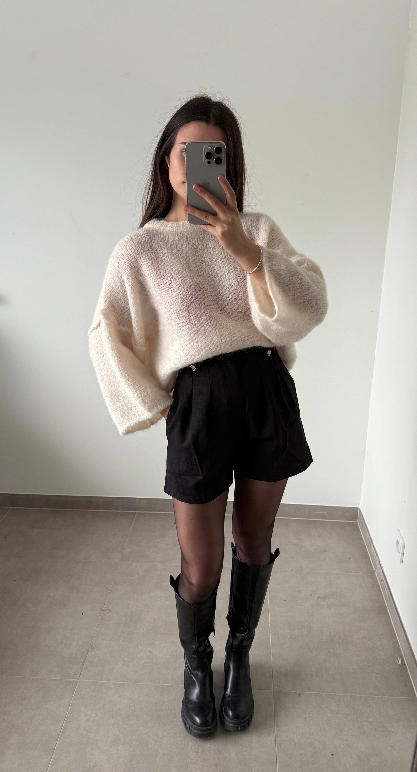 SHORT AMBRE- Noir