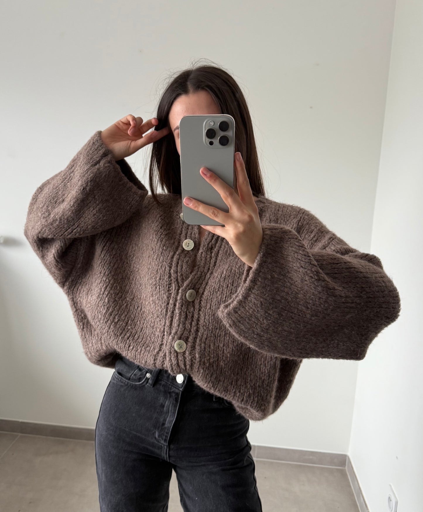 GILET IZALYS- Marron
