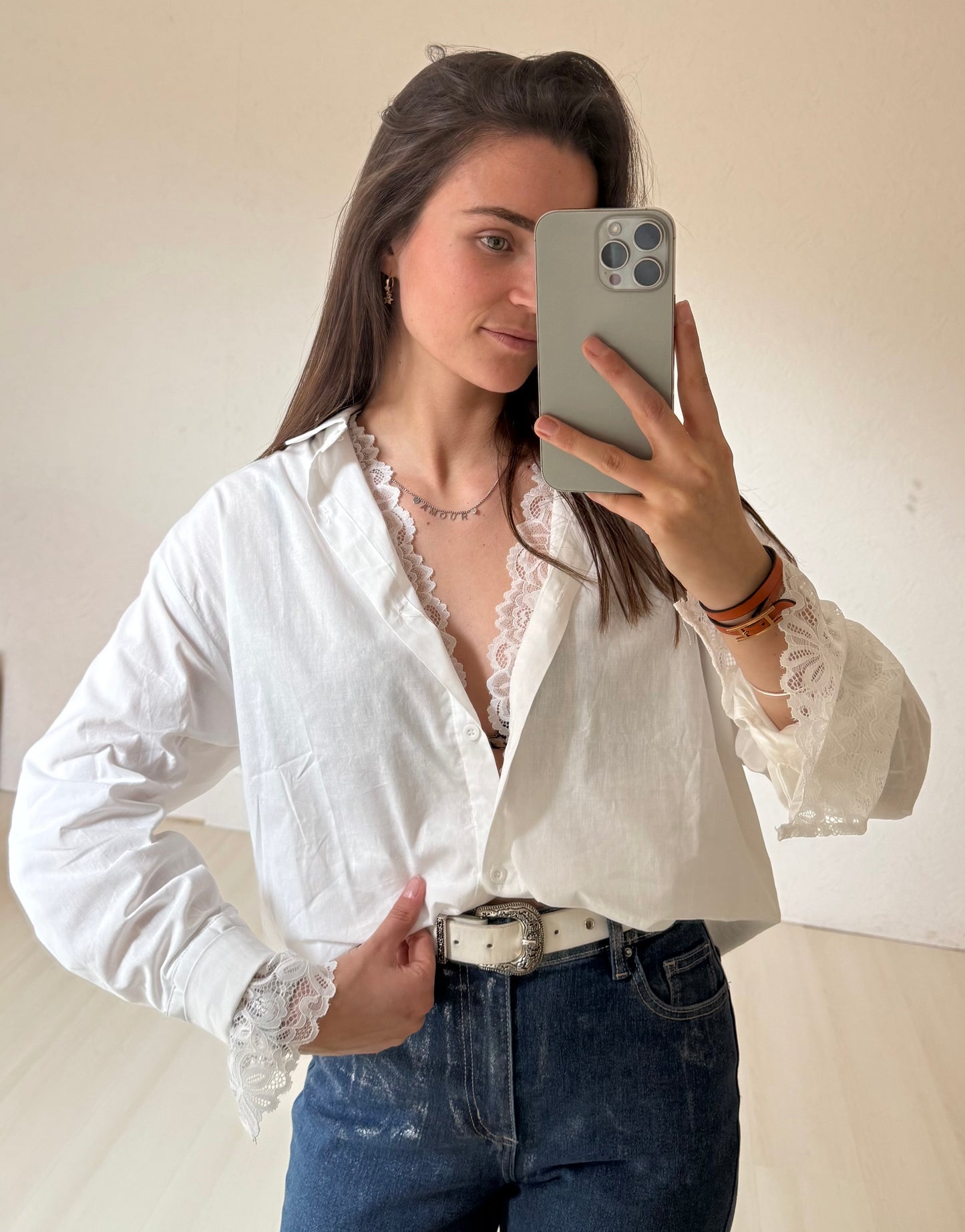 CHEMISE CONSTANCE- Blanc