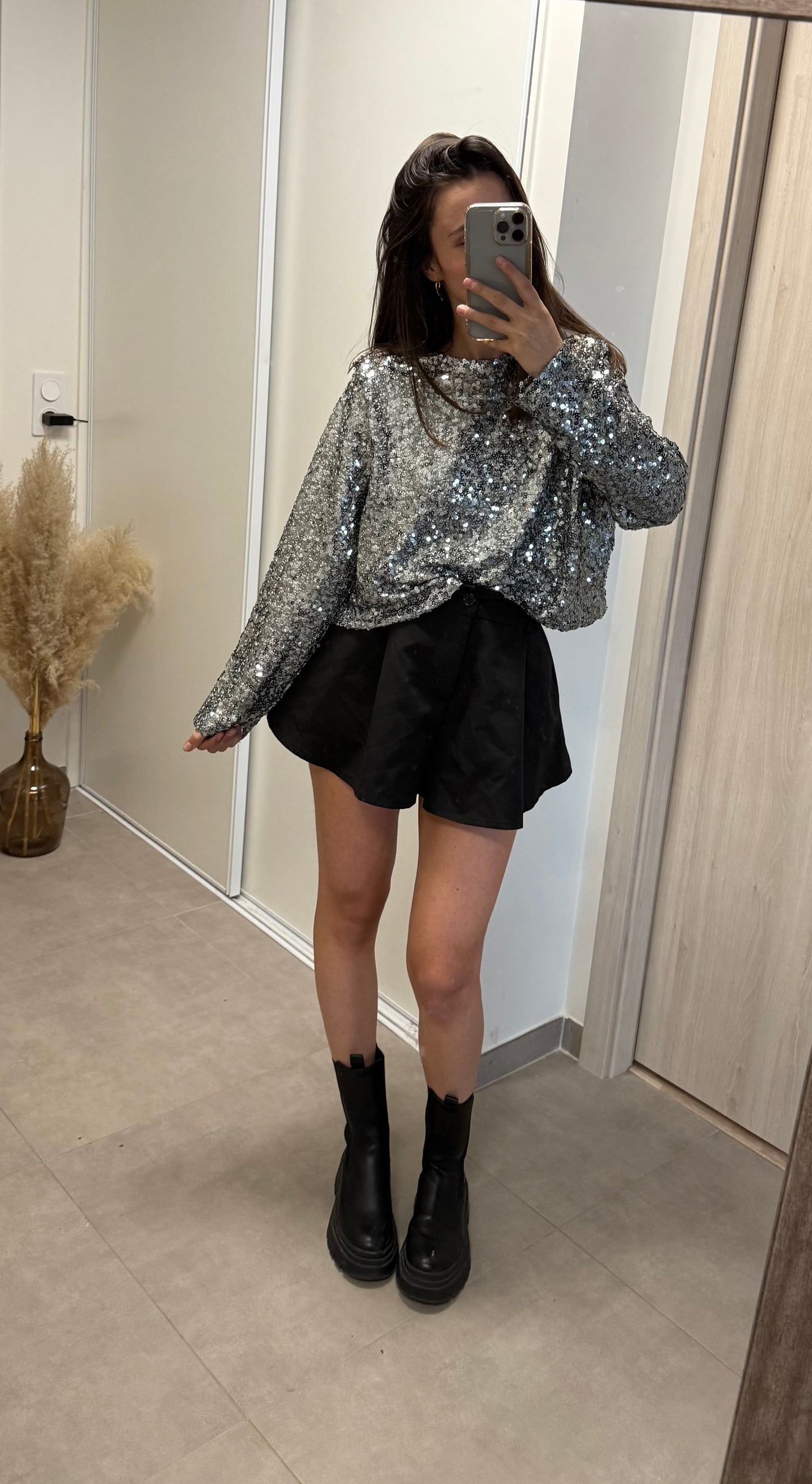 BLOUSE CAMILA- Gris