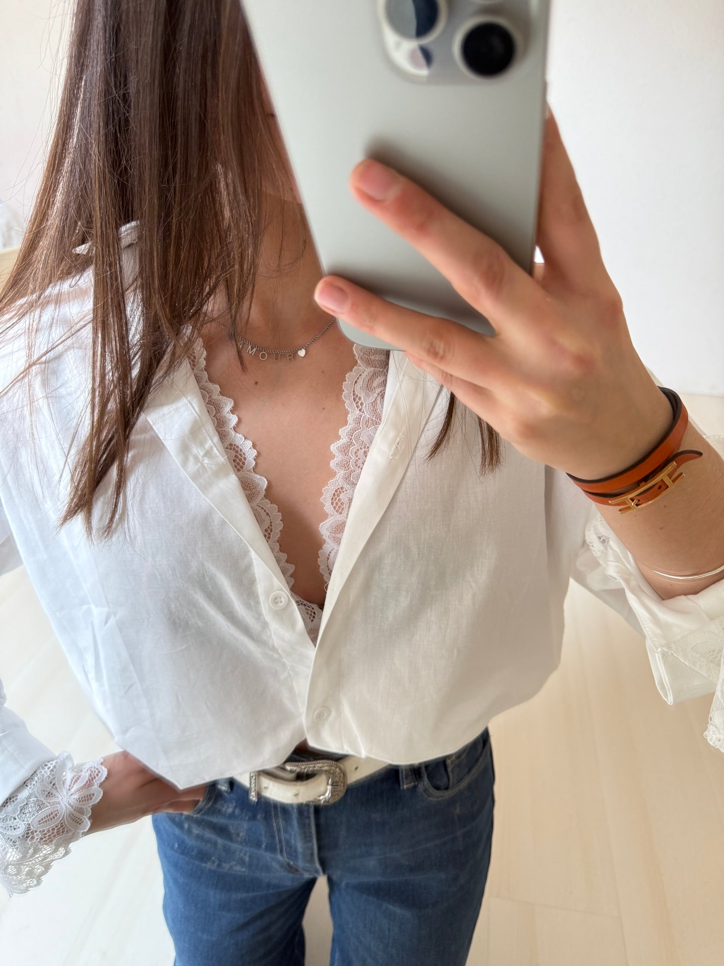 CHEMISE CONSTANCE- Blanc