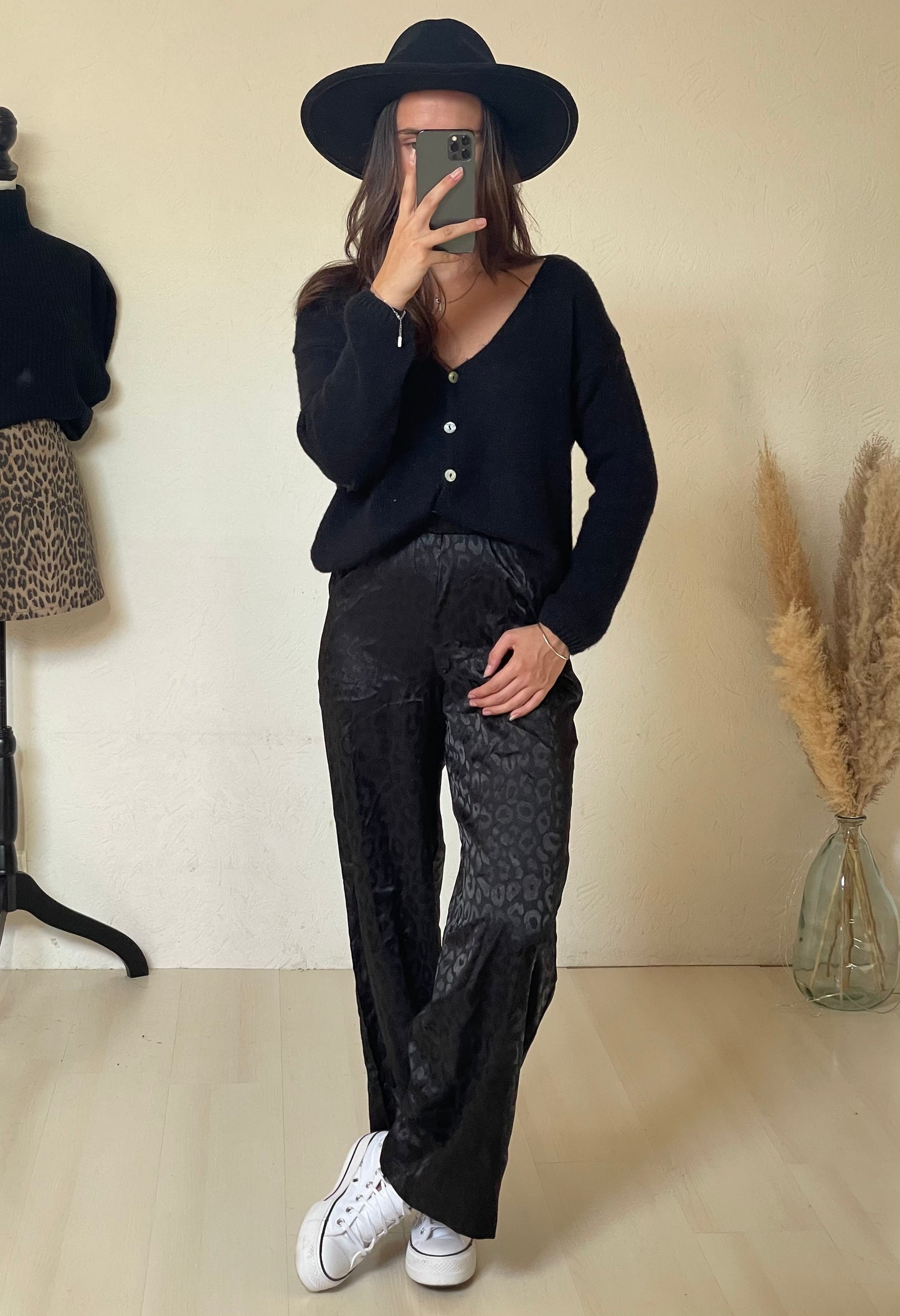 PANTALON LAURIE- Noir