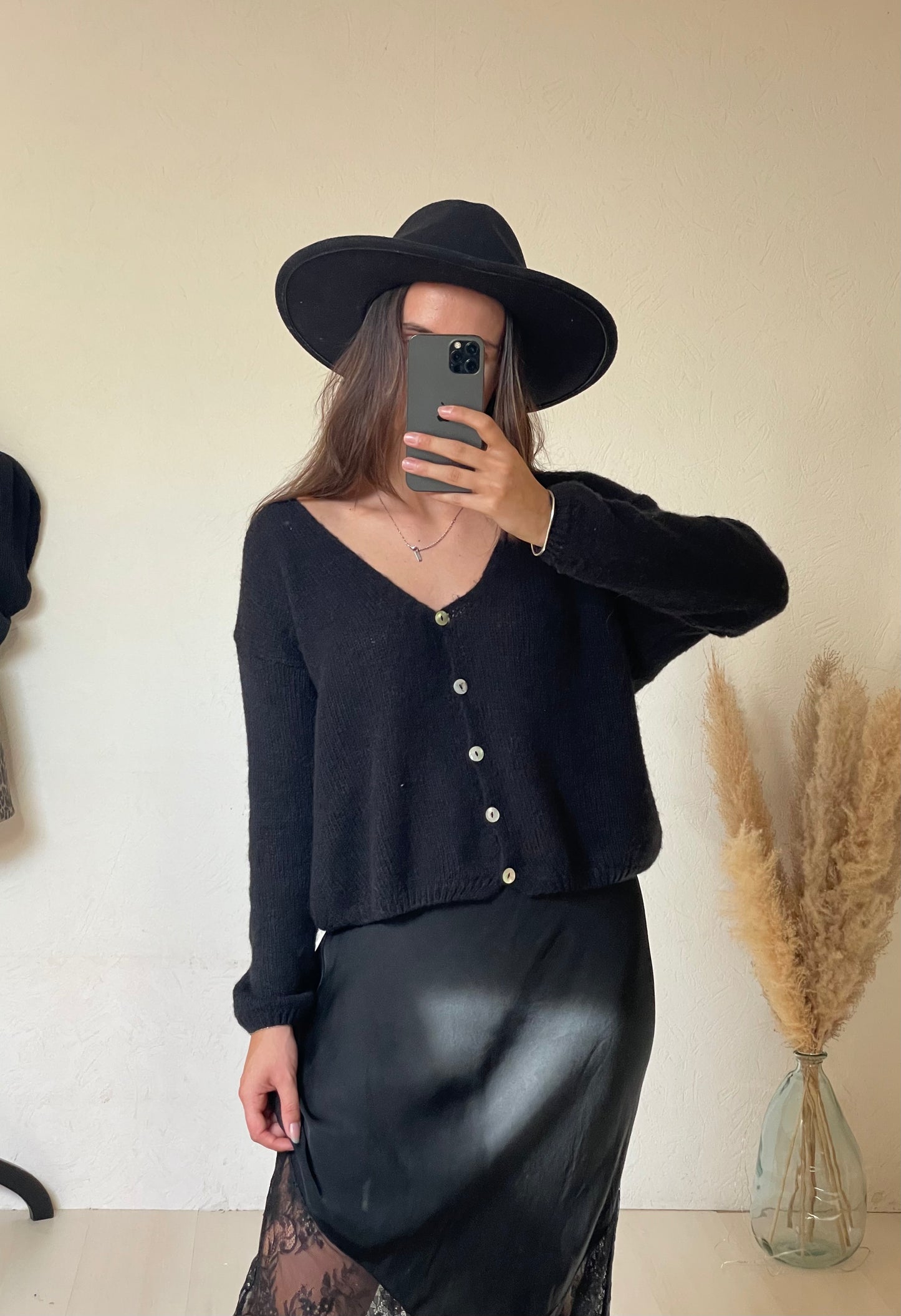 GILET SELMA- Noir