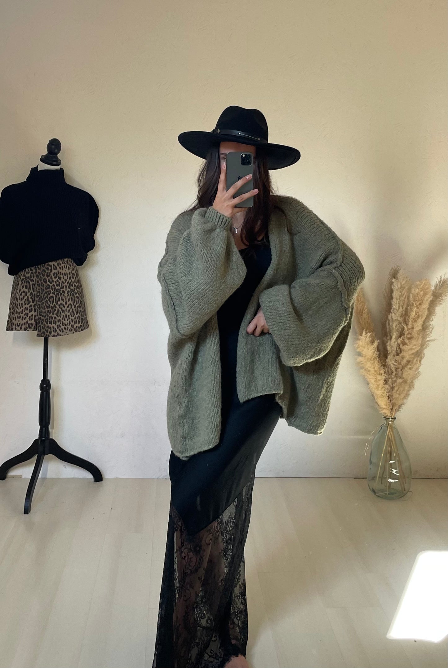 GILET YLANA- Kaki
