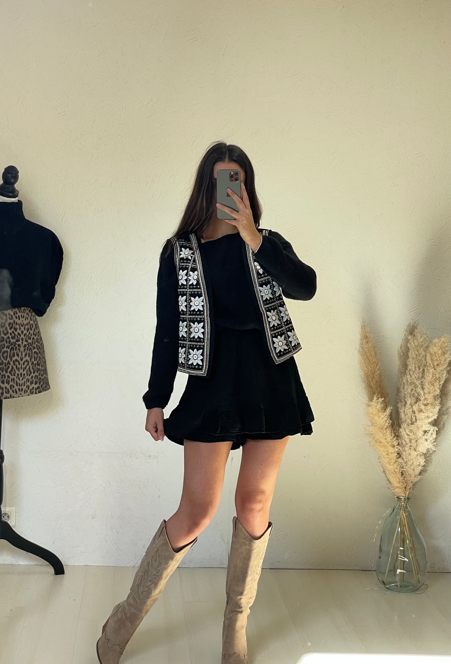 GILET ZÉLIE- Noir