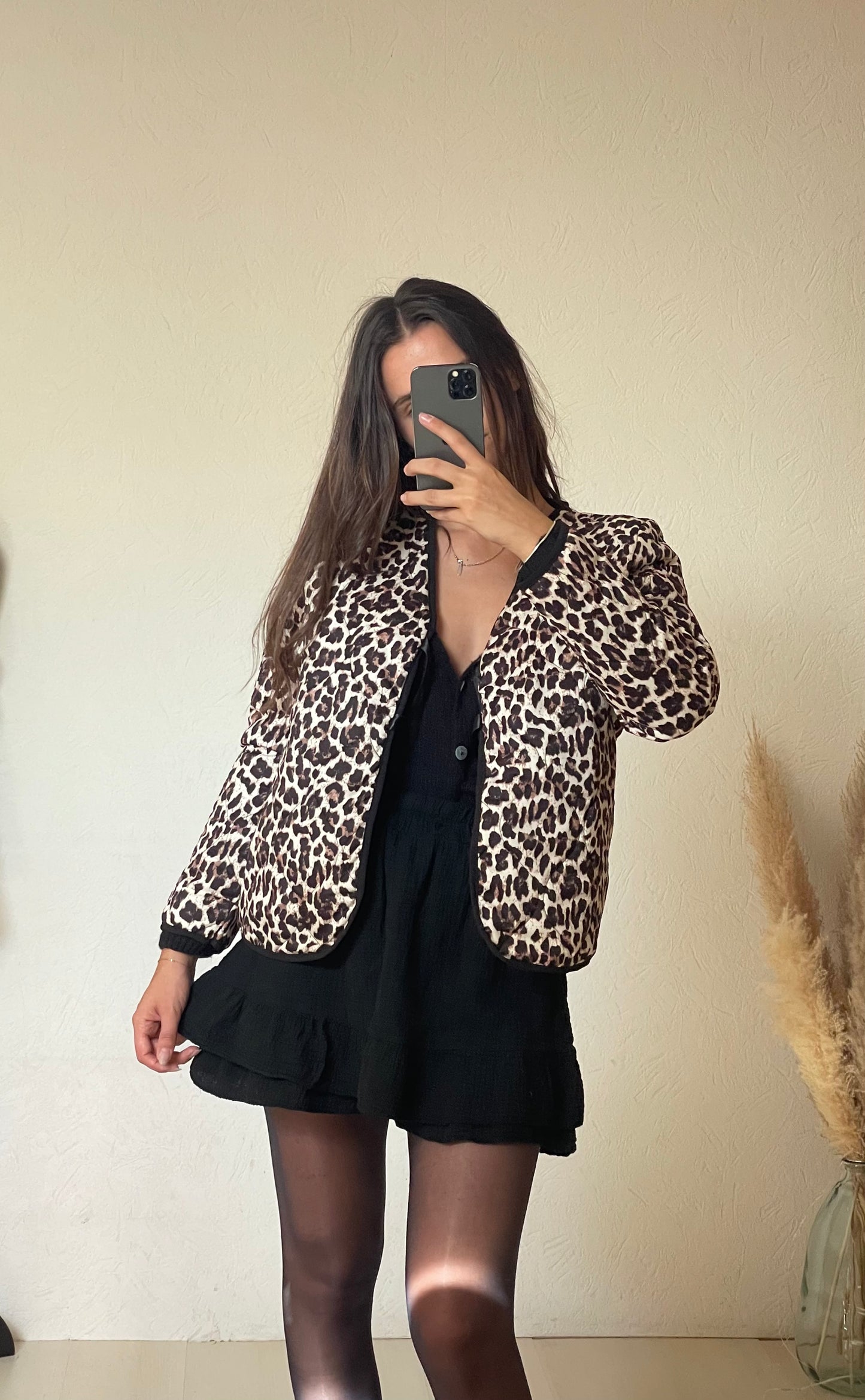 VESTE JADÈNE- Léopard