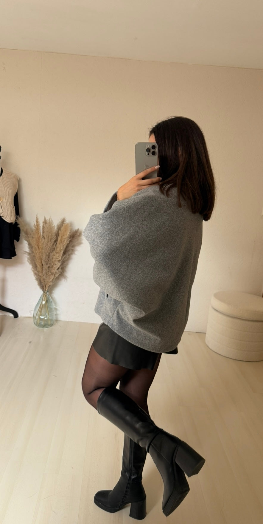 MANTEAU NEYLA- Gris