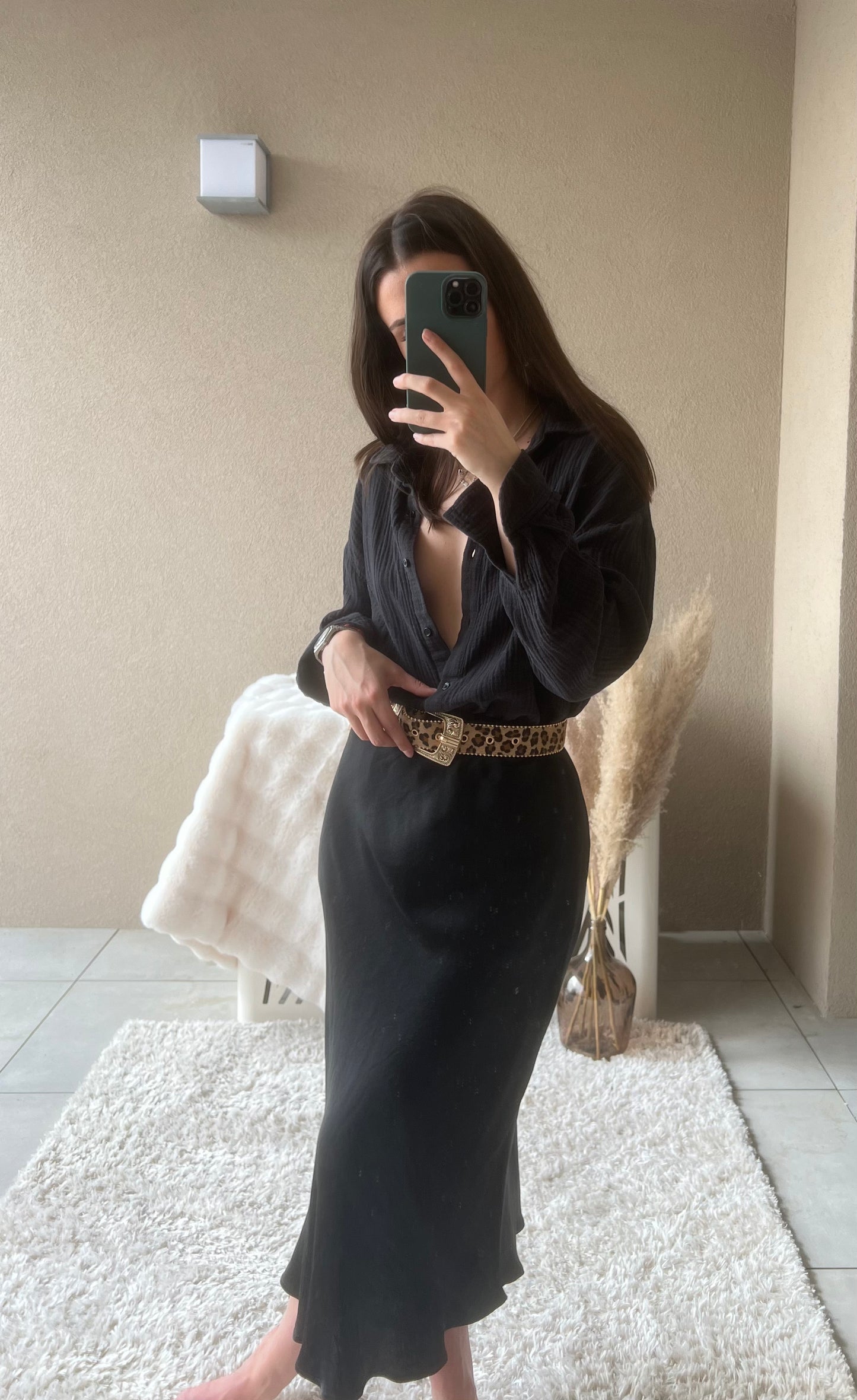 JUPE AURIANE - Noire