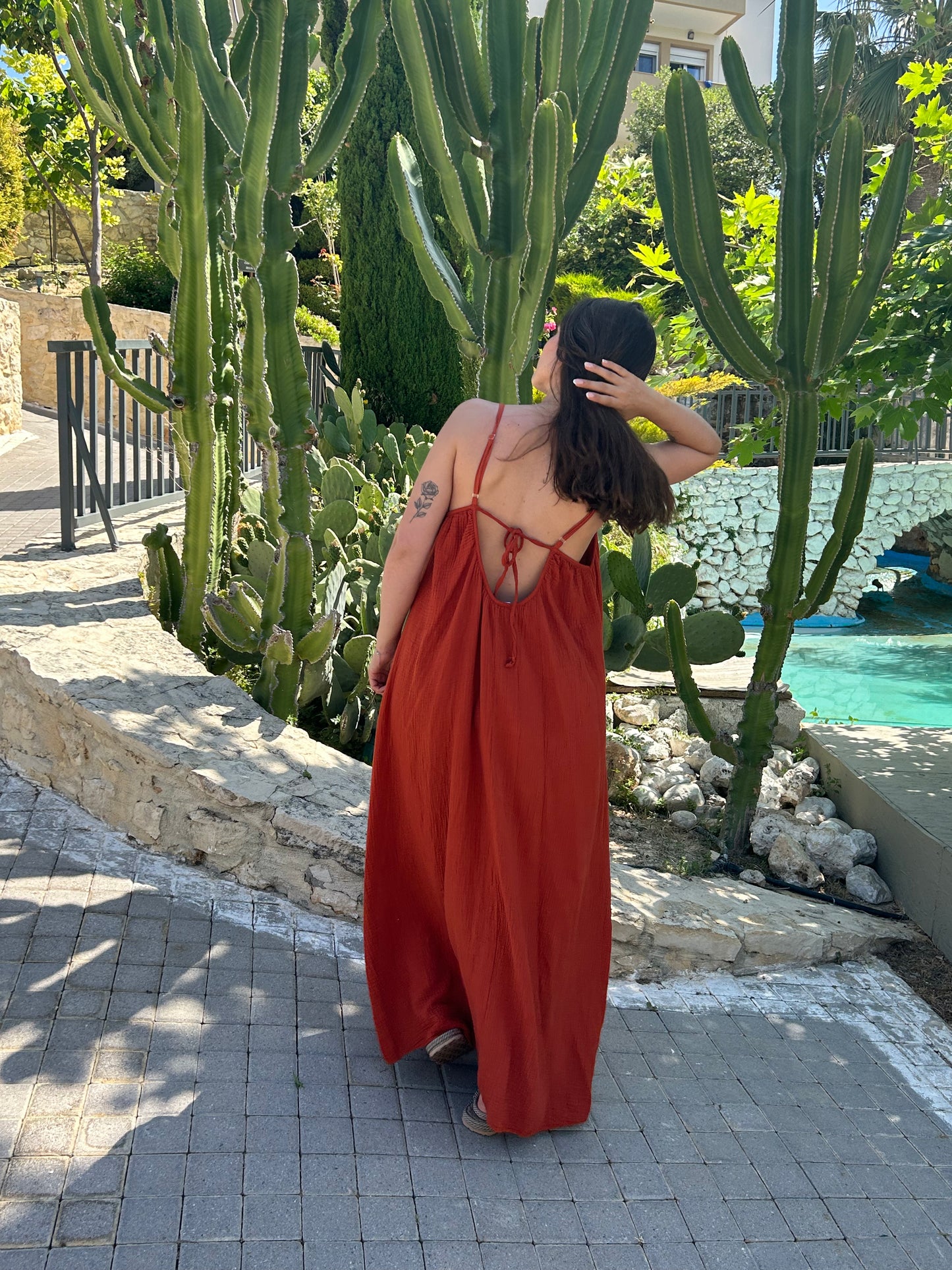 ROBE ANNA - Terracotta