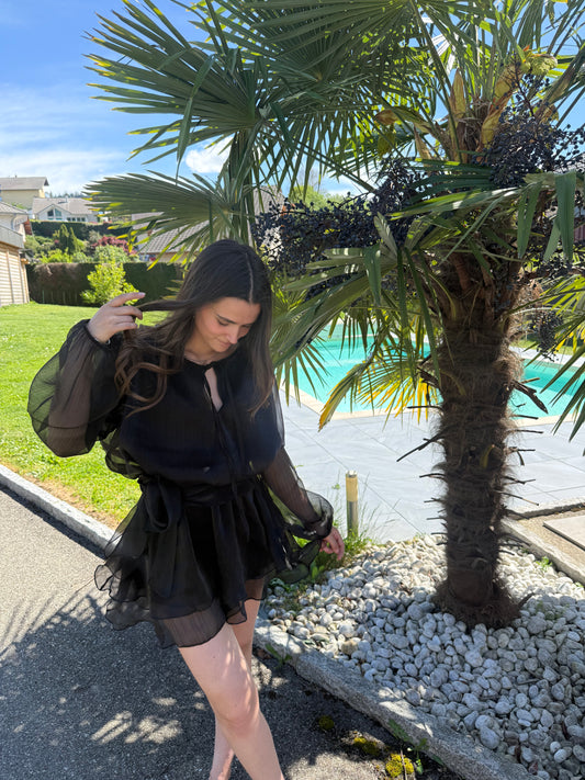 ROBE TINA- Noir