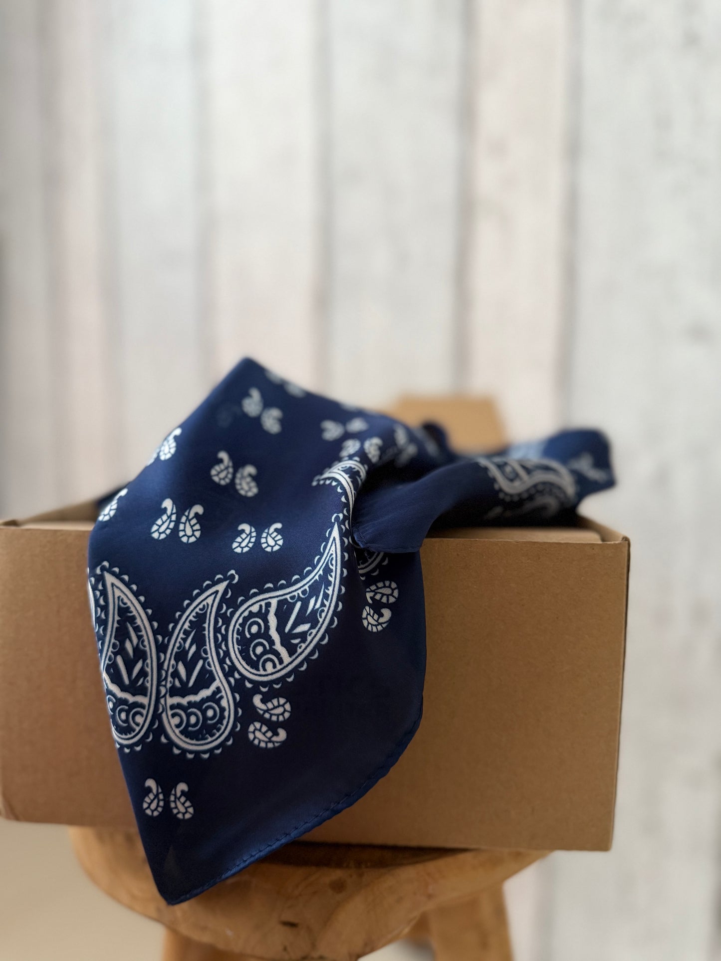 FOULARD- Bleu Marine