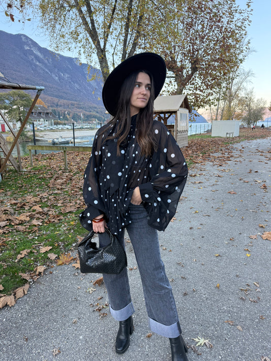 BLOUSE LAURA- Pois