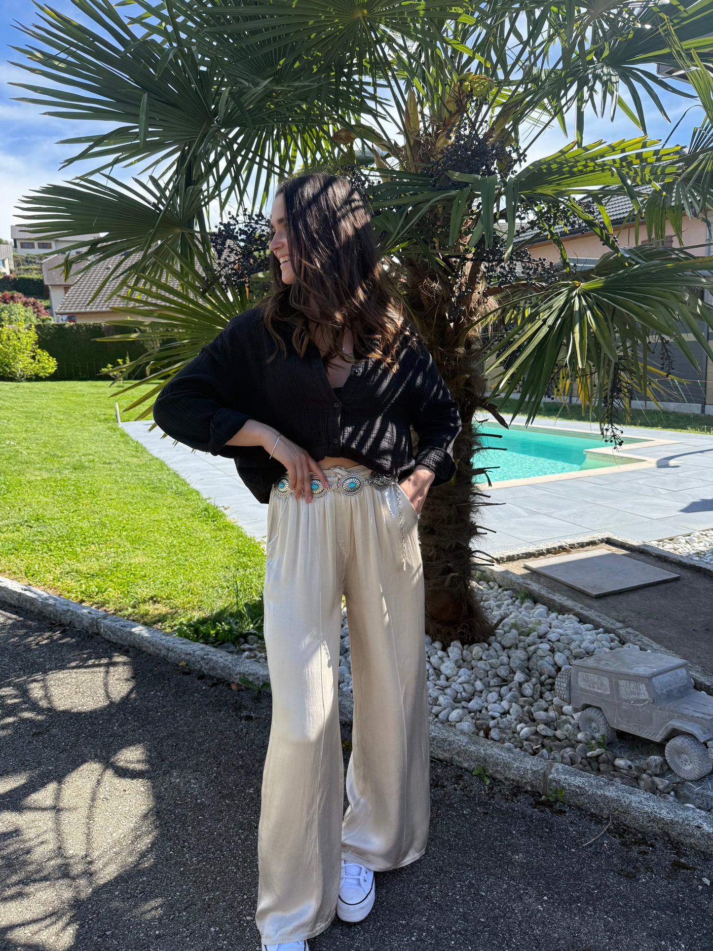 PANTALON ÉLÉA- Beige