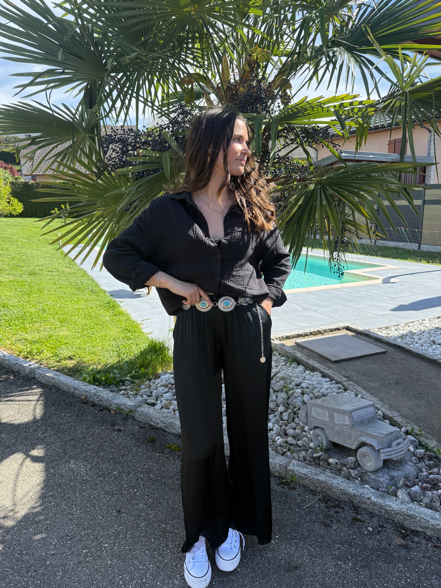 PANTALON ELEA- Noir