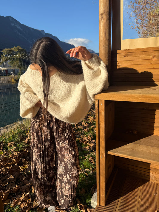 PANTALON MYA- Marron