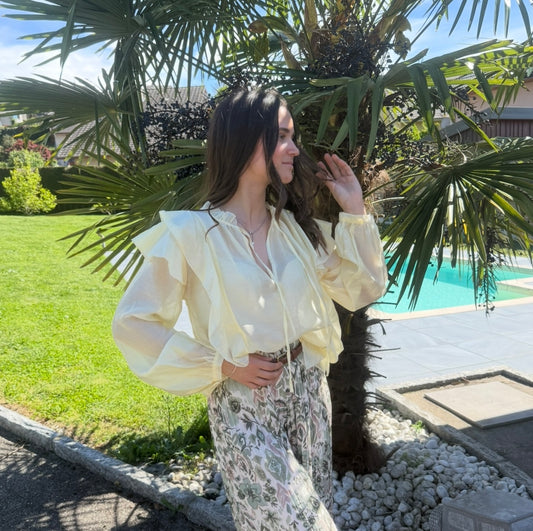 BLOUSE CHARLA- Jaune