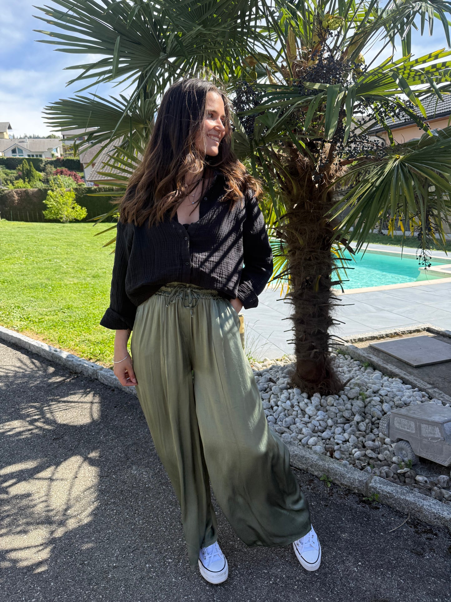 PANTALON ELEA- Kaki