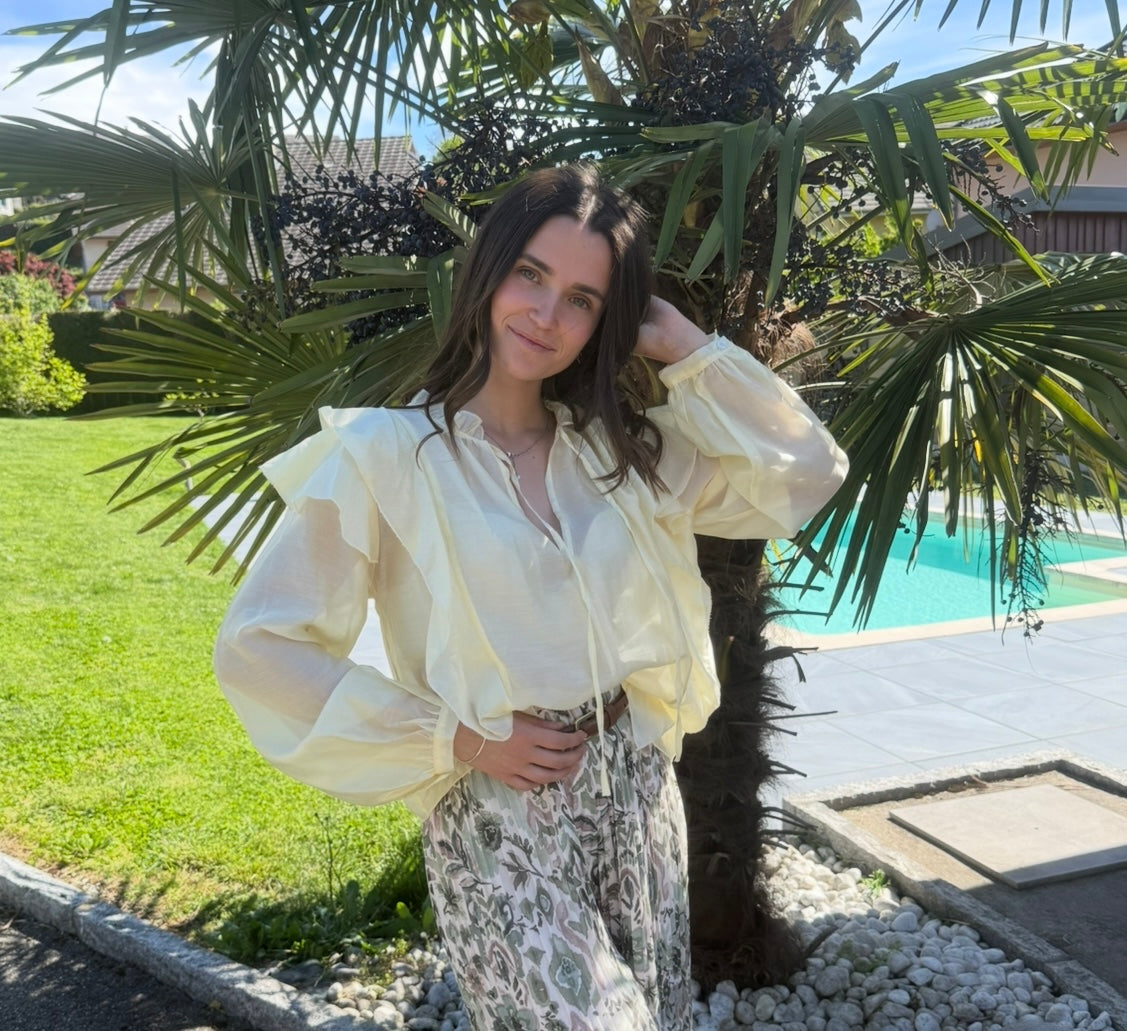 BLOUSE CHARLA- Jaune