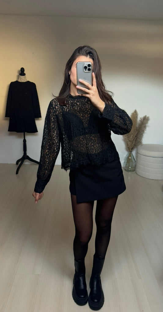 BLOUSE MINA- Noir