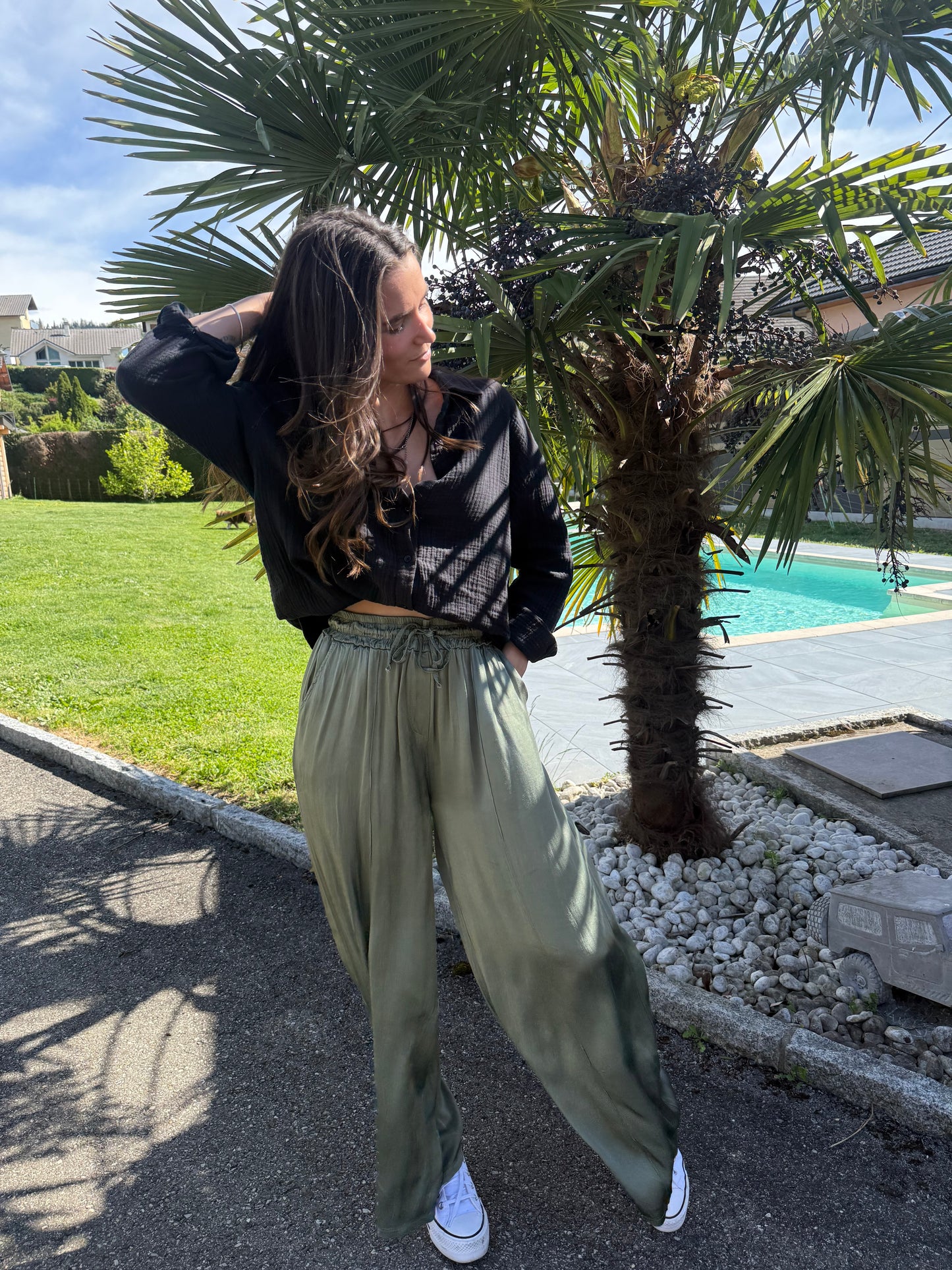 PANTALON ELEA- Kaki
