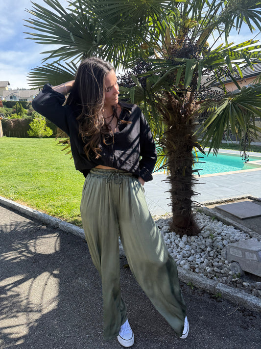 PANTALON ELEA- Kaki