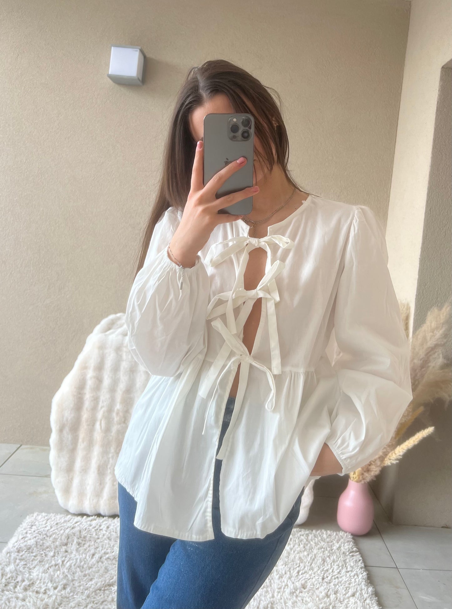 BLOUSE LOU - Blanc